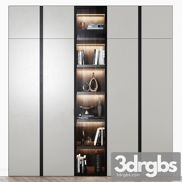 Contemporary Wardrobe 16 3dsmax Download - thumbnail 1