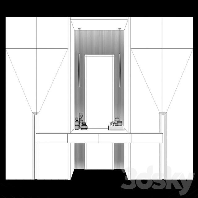 Contemporary wardrobe 17 3DSMax File - thumbnail 2