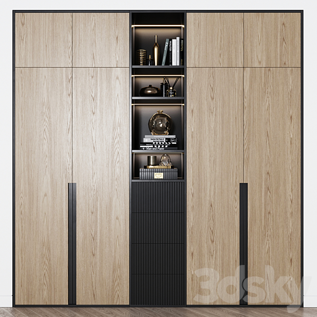 Contemporary wardrobe 18 3DSMax File - thumbnail 1