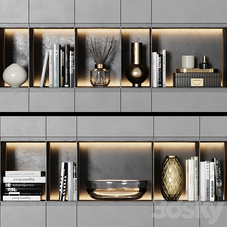 Contemporary wardrobe 26 3DS Max Model - thumbnail 2