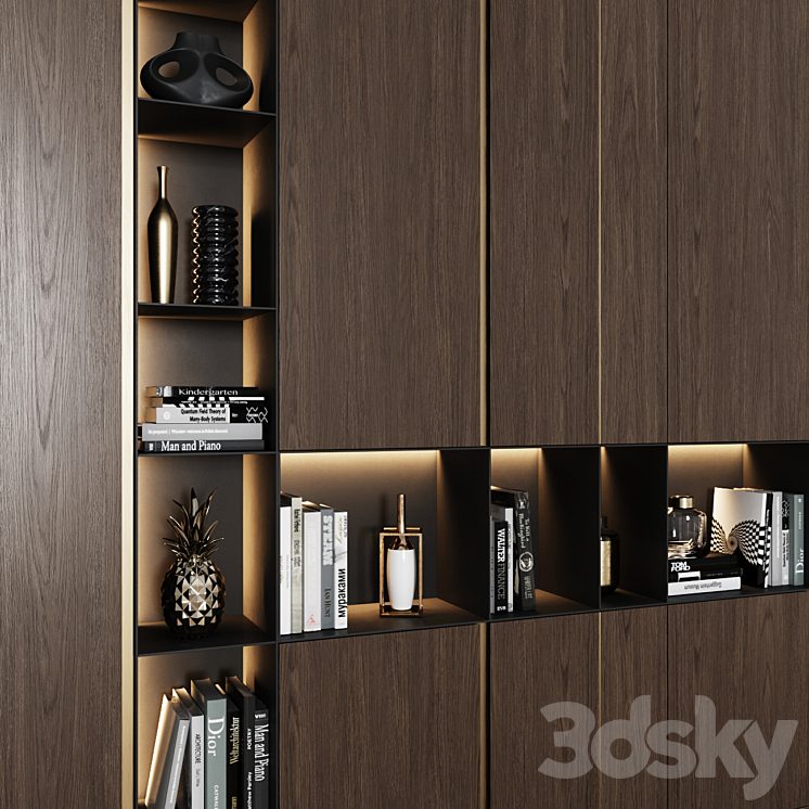 Contemporary wardrobe 27 3DS Max - thumbnail 2