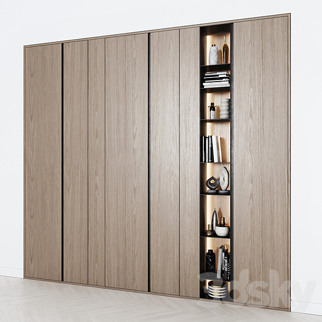 Contemporary wardrobe 29 3DS Max Model - thumbnail 2