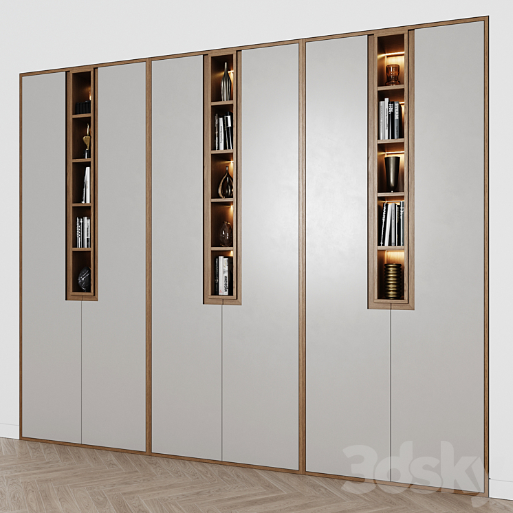 Contemporary wardrobe 30 3DS Max Model - thumbnail 2