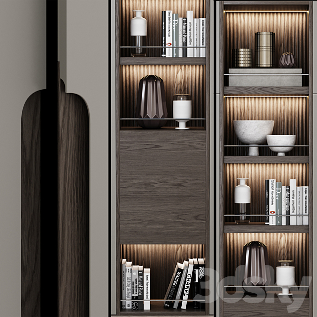 Contemporary wardrobes 05 3DSMax File - thumbnail 2