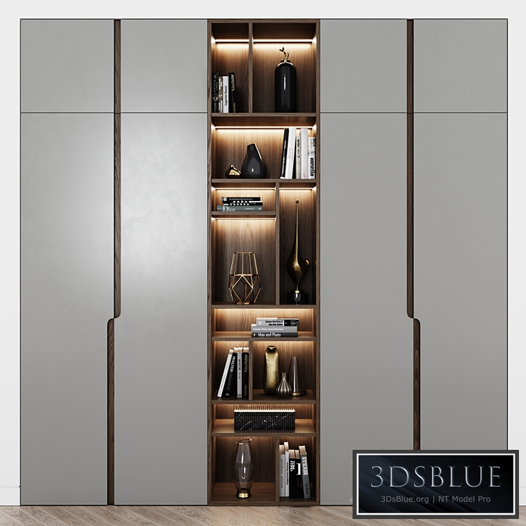 Contemporary wardrobes 12 3DS Max - thumbnail 3