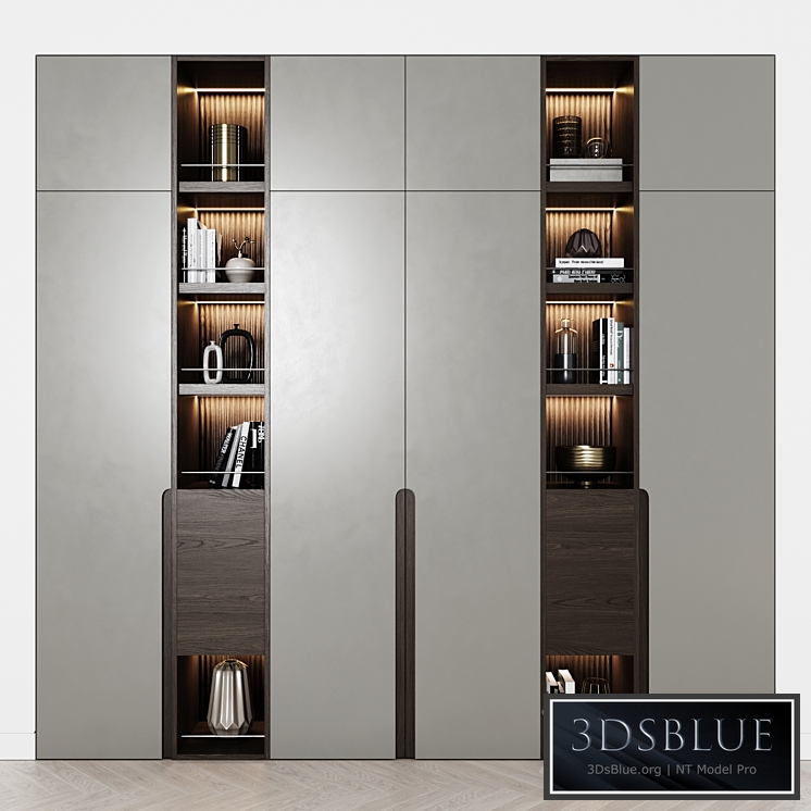 Contemporary wardrobes 32 3DS Max - thumbnail 3