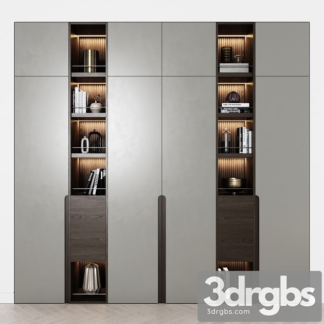 Contemporary Wardrobes 32 3dsmax Download - thumbnail 1