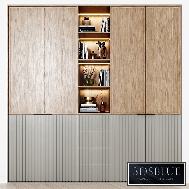 Contemporary wardrobes 37 3DS Max - thumbnail 3