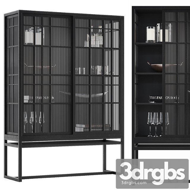 Crate & barrel highland cabinet - thumbnail 1