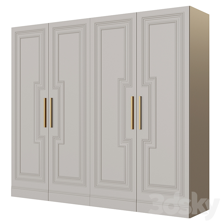 Cupboard 3DS Max Model - thumbnail 1