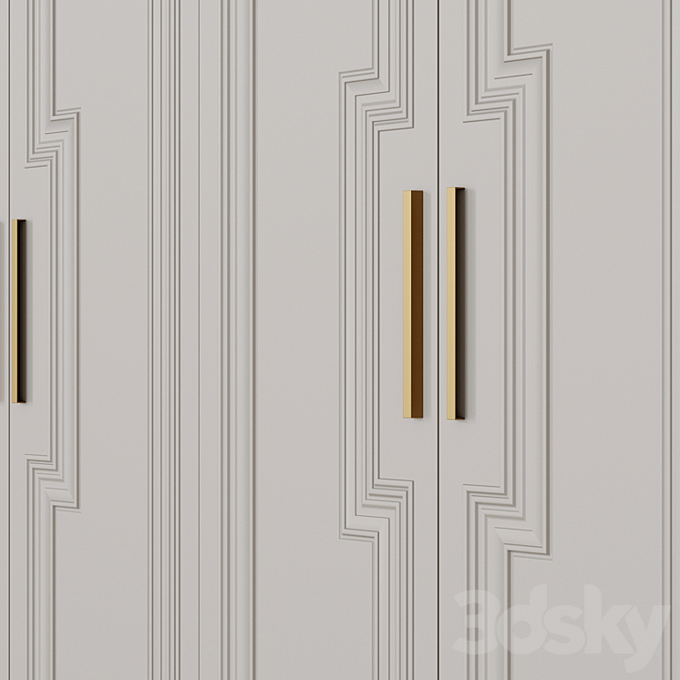 Cupboard 3DS Max Model - thumbnail 2