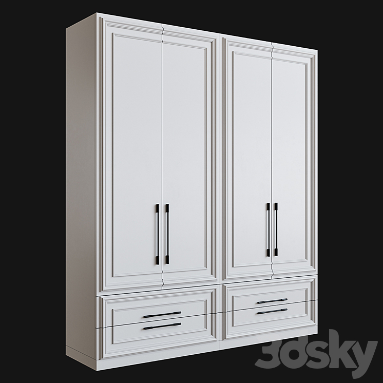 Cupboard MY 87 (Muzafarov Collections) 3DS Max Model - thumbnail 1