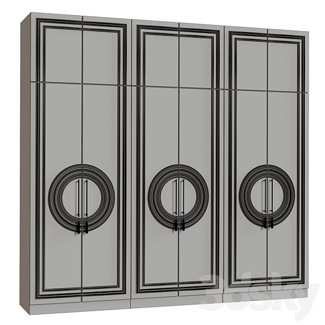 Cupboard Set 03 3DS Max Model - thumbnail 3