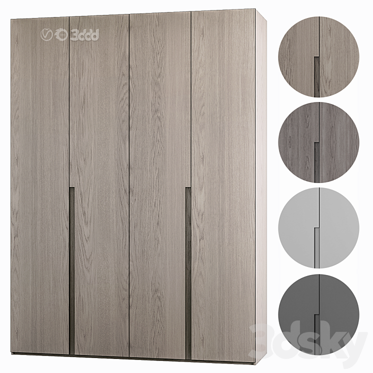 Cupboard Set 18 3DS Max Model - thumbnail 1