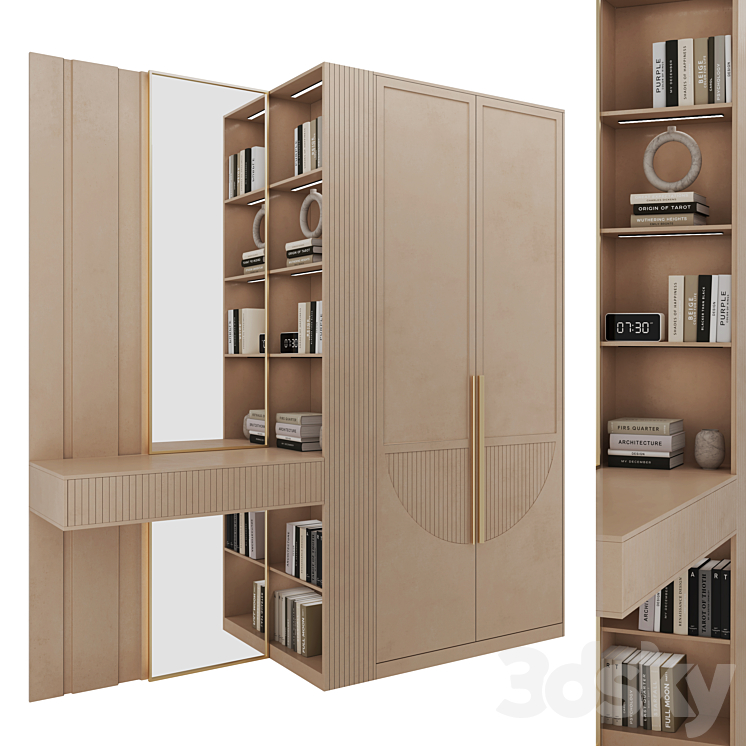 Cupboard set 9 3DS Max Model - thumbnail 1