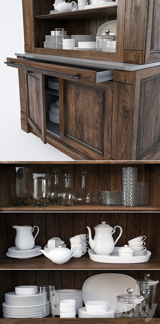 Cupboard Villeroy & Boch 3ds Max - thumbnail 2