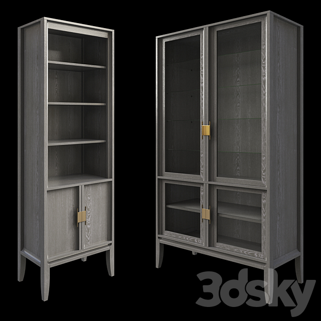 Dantone home city cabinet set 3ds Max - thumbnail 1