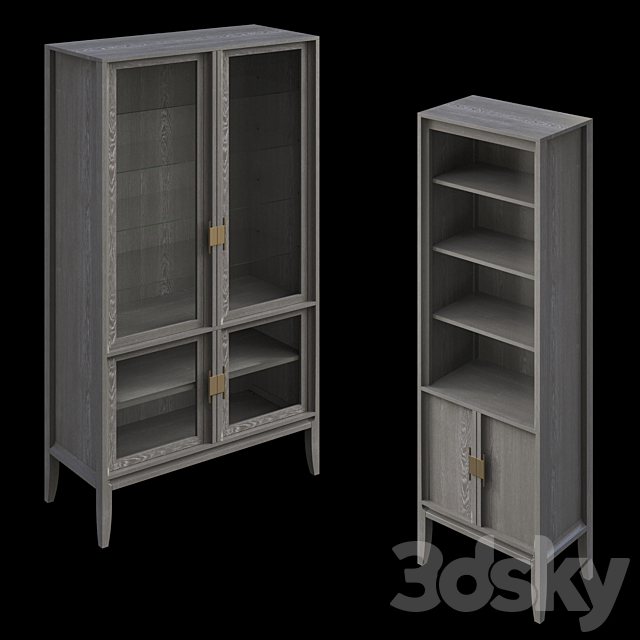 Dantone home city cabinet set 3ds Max - thumbnail 2