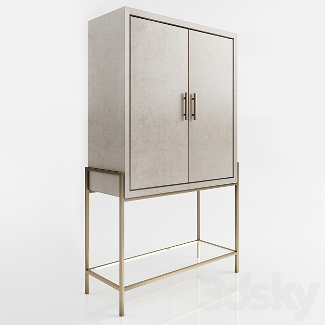 Darren Beige Cabinet 3ds Max - thumbnail 1