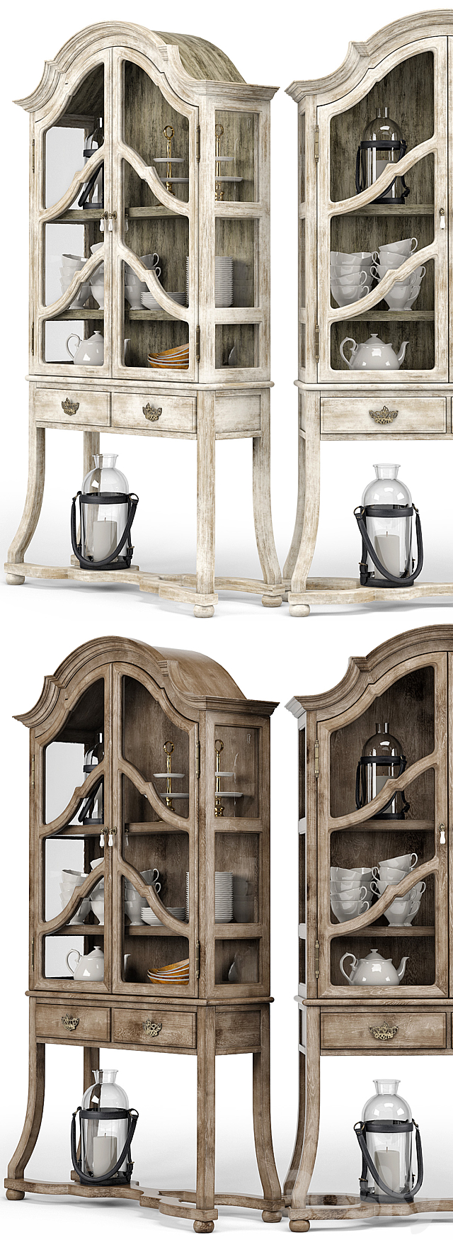 Dauphine Antique Cabinet 3ds Max - thumbnail 2