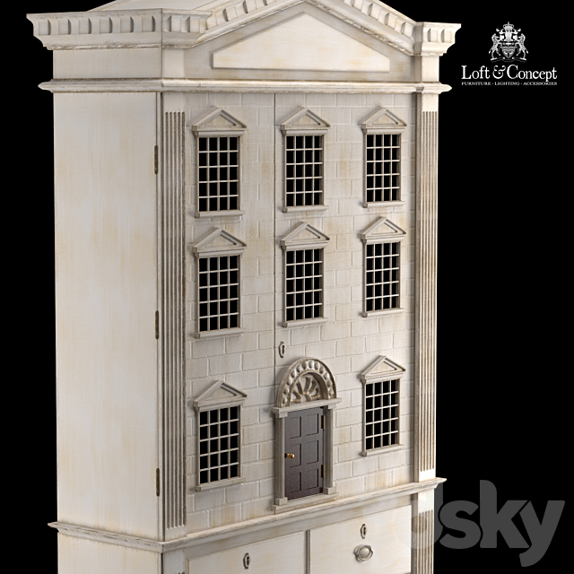 DOLLS HOUSE CABINET 3DSMax File - thumbnail 3