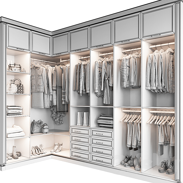 Dressing room 10 3DS Max Model - thumbnail 3