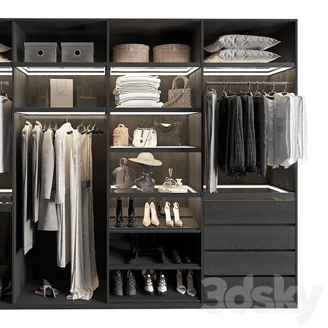 Dressing room 20 3ds Max - thumbnail 3