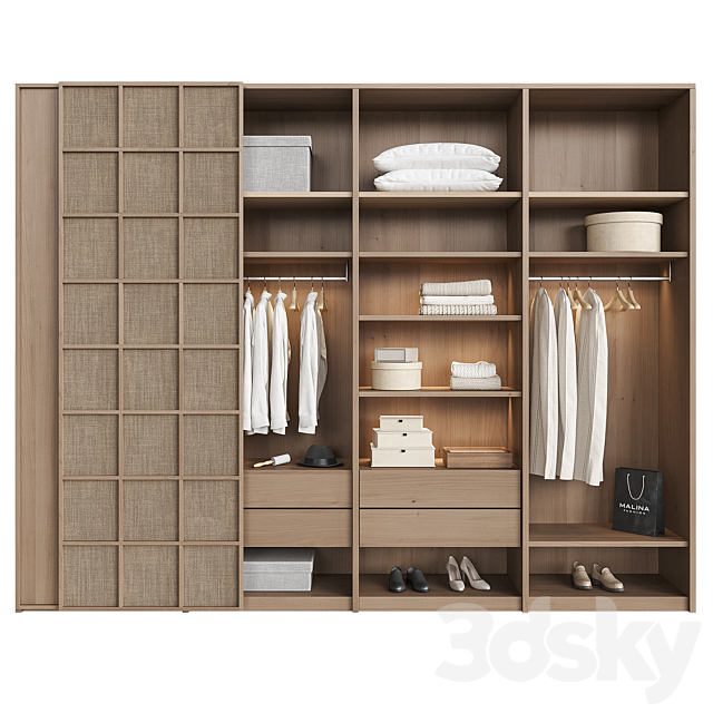 Dressing room NG11 3DS Max Model - thumbnail 3