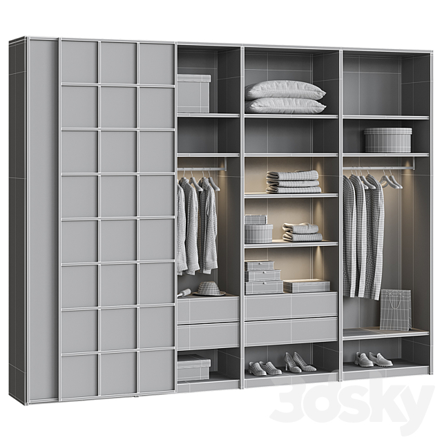 Dressing room NG11 3DS Max Model - thumbnail 6