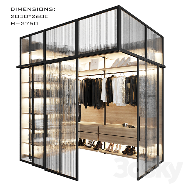 Dressing room_14 3ds Max - thumbnail 1