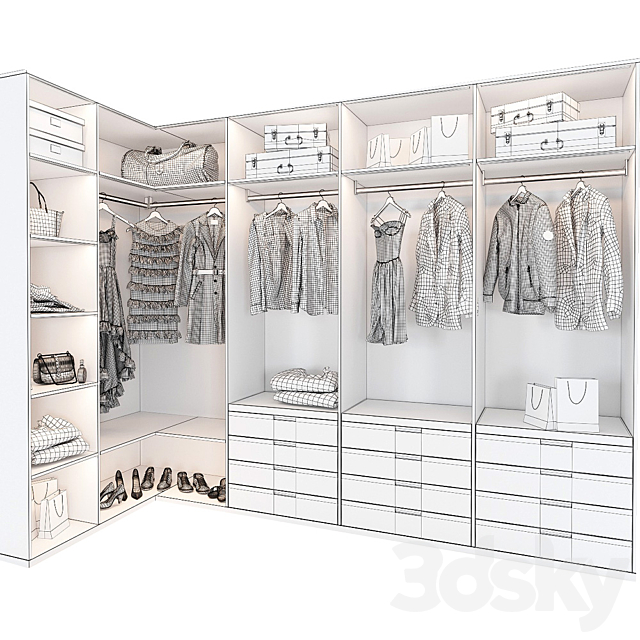 Dressing room_7 3DS Max Model - thumbnail 2