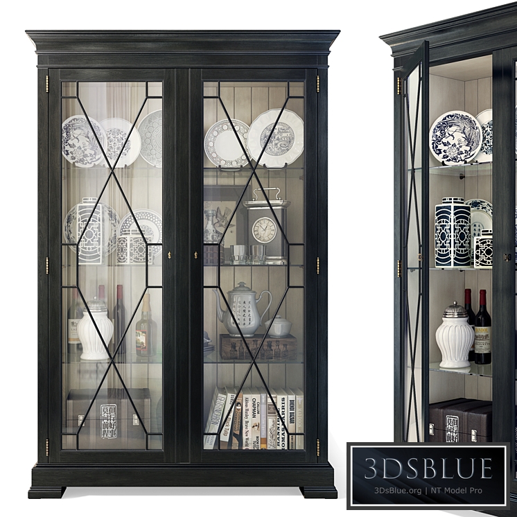 Eclipse wardrobe \/ showcase. Display Cabinet \/ showcase bu Birkhouse 3DS Max - thumbnail 3