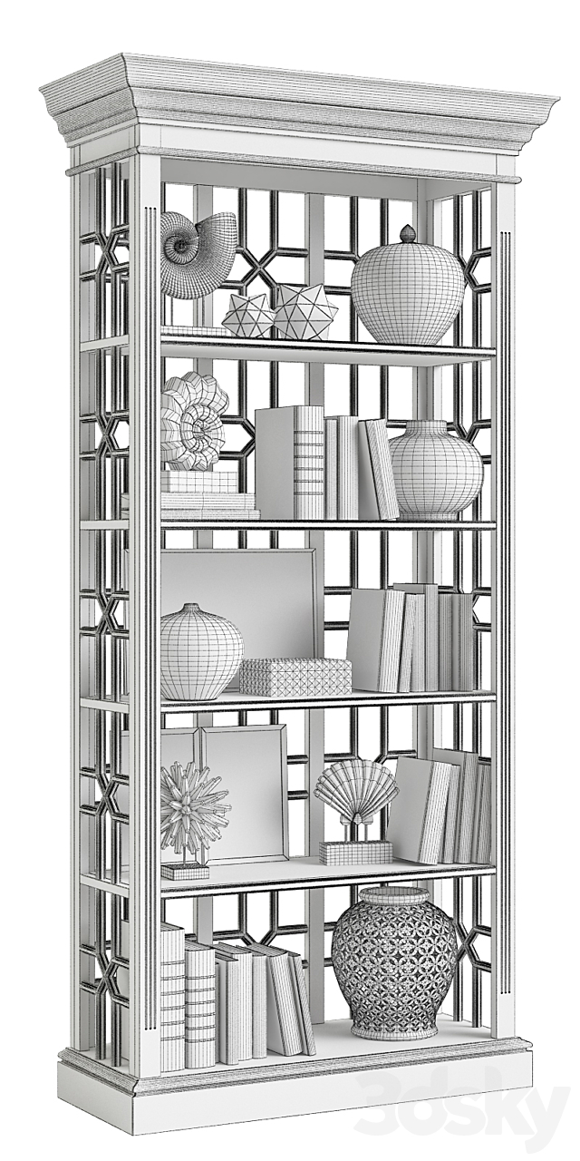 Eichholtz Cabinet Collier 110602 3DS Max Model - thumbnail 3