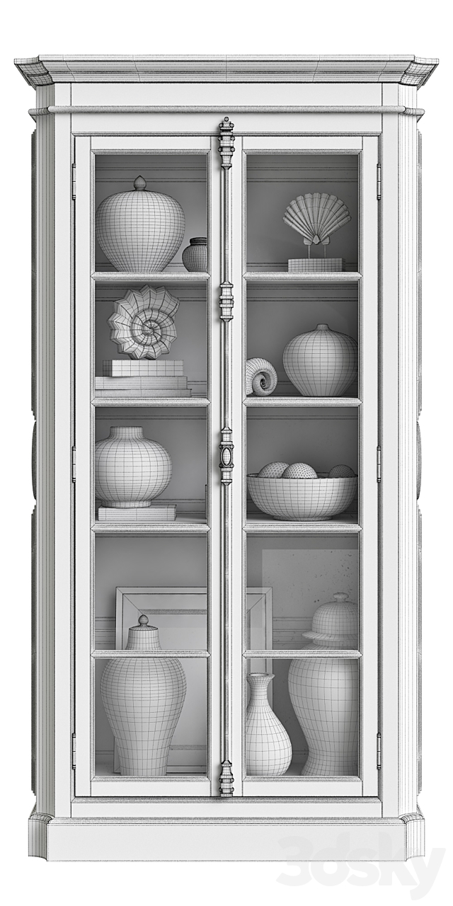 Eichholtz Cabinet Icone 110134 3DS Max Model - thumbnail 3