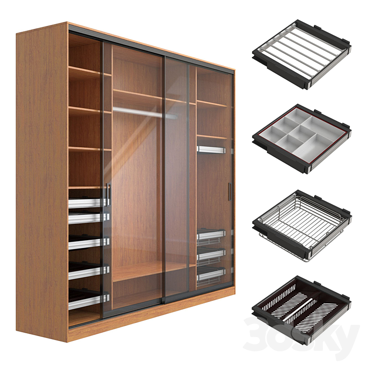 Filling for cabinets and wardrobes Sibo Elite Platinum 3DS Max - thumbnail 1