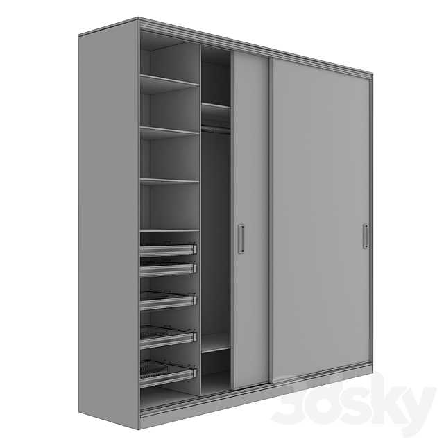 Filling for cabinets and wardrobes Sibo Elite Platinum 3DSMax File - thumbnail 2