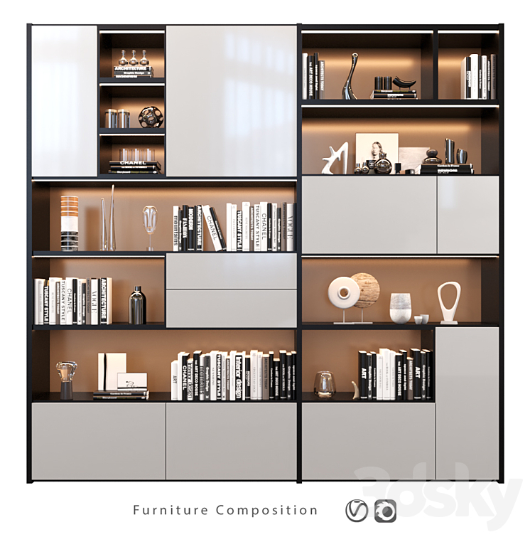 Furniture Composition | 39 3DS Max - thumbnail 1