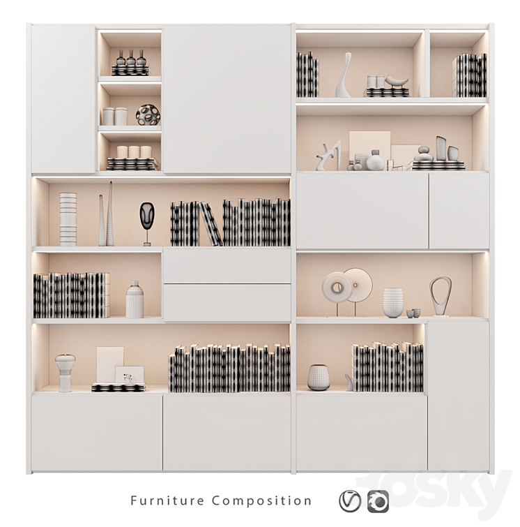 Furniture Composition | 39 3DS Max - thumbnail 2