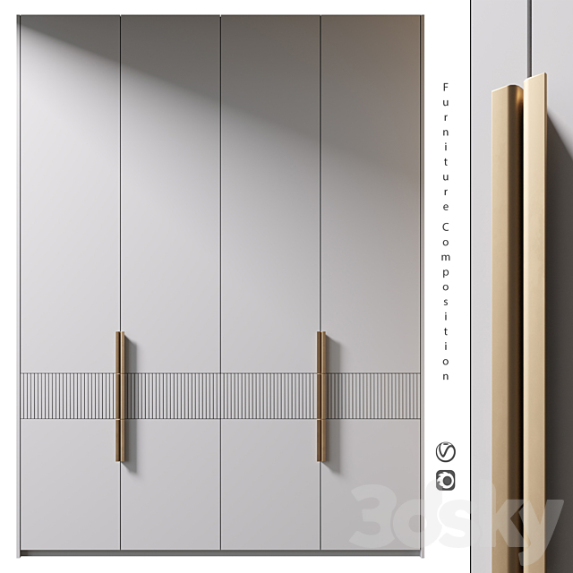 Furniture composition | 409 3ds Max - thumbnail 1