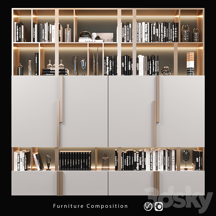 Furniture Composition | 44 3DS Max - thumbnail 1