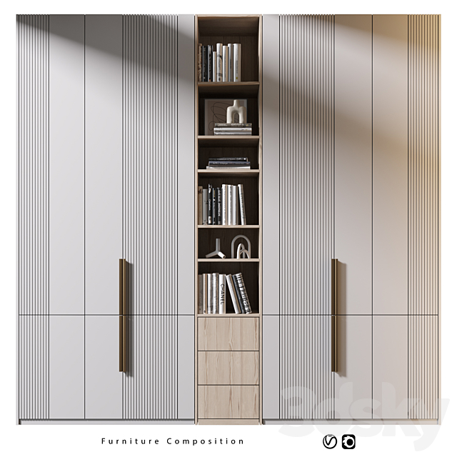 Furniture composition | 440 3ds Max - thumbnail 1