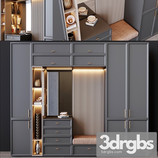 Furniture composition 5 3dsmax Download - thumbnail 1