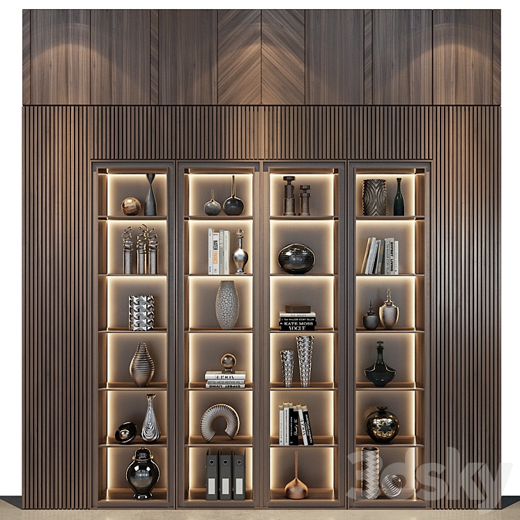 Furniture composition 547 3DS Max Model - thumbnail 1