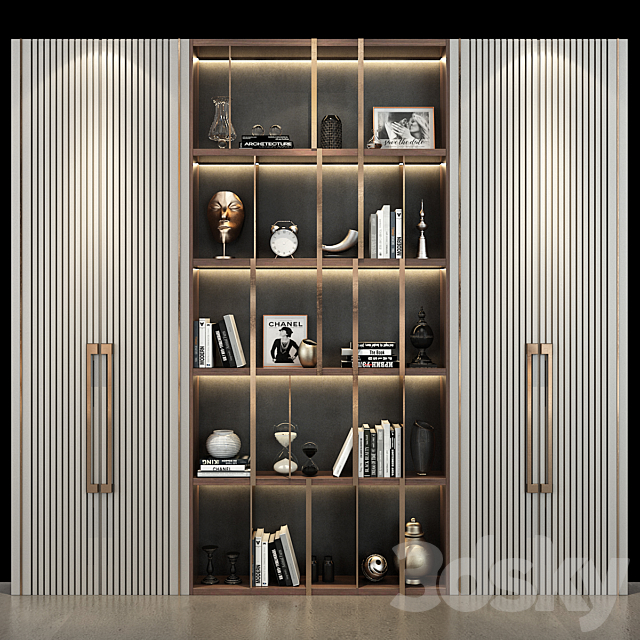 Furniture composition set 166 3ds Max - thumbnail 1