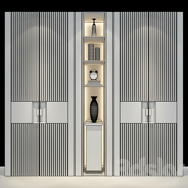 Furniture composition set 205 3ds Max - thumbnail 2