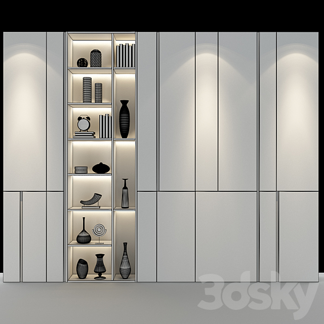 Furniture composition set 96 3DSMax File - thumbnail 3