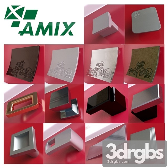 Furniture Handles Amix Modern Vol 3 Second Part 3dsmax Download - thumbnail 1