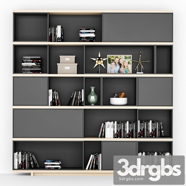 Furniture shelf 002 3dsmax Download - thumbnail 1