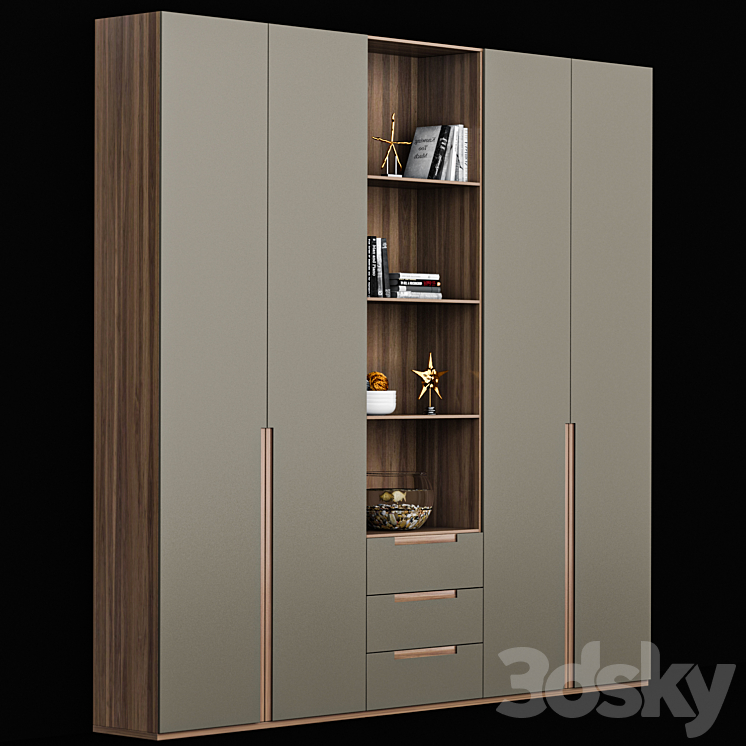 Furniture Shelf 026 3DS Max - thumbnail 2