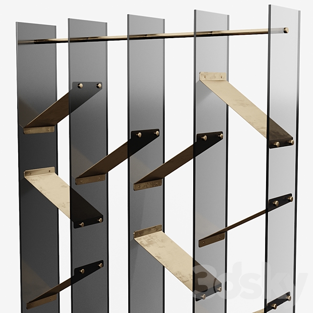 Gallotti & Radice  ISOLA bookcase 3DSMax File - thumbnail 2